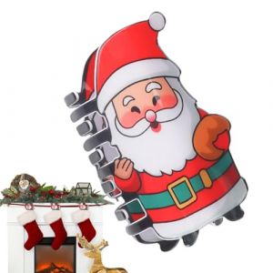 znutc Pinces à cheveux du Père Noël, pinces à cheveux pour bas de Noël - Pince à cheveux bonhomme de neige du Père Noël | Épingle à cheveux de Noël avec des arbres de Noël mignons pour les vacances, (huaibi, neuf)