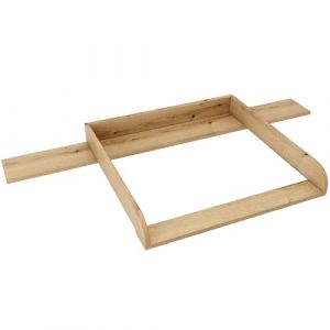 regalik Plan à Langer avec Plateau pour Hemnes d'IKEA, Extension pour Table à Langer pour Commode 50x160 cm, Amovible, Plan à Langer avec Façades Arrondies, Chêne (MMJMebel, neuf)