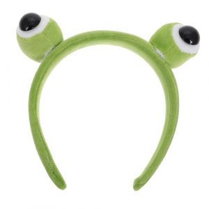 minkissy Bandeau grenouille de dessin animé grenouille adulte groupe de tête de grenouille accessoires pour cheveux drôles Costume de grenouille déguisement tête de grenouille Peluche Green (Prettbeauty, neuf)