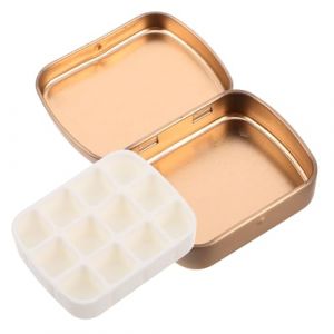 BESTYASH Bo&icirc;te De Vernis &agrave; Ongles Vide Plateau De M&eacute;lange Pour Manucure Palette &agrave; Godets Bo&icirc;te De Rangement Cosm&eacute;tique Pour Nail Art (Feast of Yan, neuf)