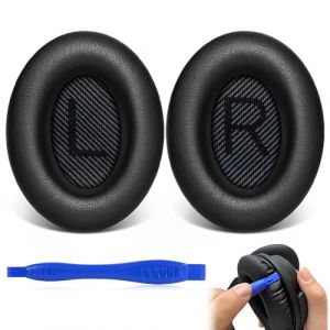 Coussinets d'oreille,Coussinets de Rechange Professionnels pour Casque Bose Quiet Comfort Bose QC2 / QC15 / QC25 / QC35 / QC35II / QC45 / AE2 / AE2i / AE2w / SoundTrure/SoundLink (XIANXIAN LI, neuf)