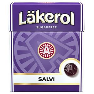 Läkerol Salvi - Lot de 4 boîtes de 25 g - Stevia - Original - Suédois - Sans sucre - Salmiak - Réglisse - Pastilles - Pastilles - Gouttes - Dragees - Bonbons - Bonbons (Nordic_NINJA_Store, neuf)
