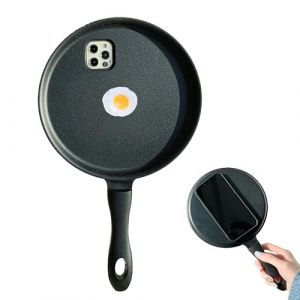 &Eacute;tui de t&eacute;l&eacute;phone en silicone pour iPhone 11, iPhone 12, iPhone 13, iPhone 14, iPhone 15, iPhone 16, coque de t&eacute;l&eacute;phone fantaisie cr&eacute;ative bizarre (pour iPhone 12, B) (QIYI Store, neuf)