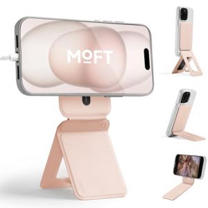 MOFT Trepied Smartphone pour iPhone 17/16/15/14/13 Serie Compatible avec MagSafe, Trepied iPhone Portable avec 3 Modes pour Self-vlogging, Parcourir, Photographie Macro, Appel Vidéo, Pêche Rose (MOFT EU, neuf)
