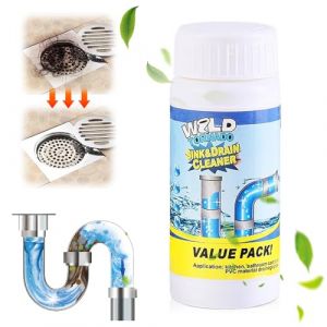 Déboucheur Canalisation, 2025 Nouveau Wild Tornado Sink and Drain Cleaner, Lanoxie Déboucheur Pro Nettoyant Pour évier et Canalisation pour Toilettes Baignoire Douche Lavabo Déboucheur (1) (Ba Qian, neuf)