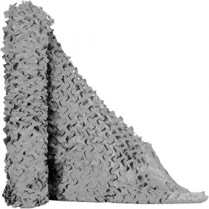 Filet Camouflage Gris, Toile D'ombrage Crème Solaire, 4x6m Voile D'ombrage De Pergola De Camping De Chasse Militaire, Anti-UV Respirant, Taille Personnalisable (TIANLUO NET STORE, neuf)