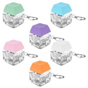 Cube Anti Stress, Jouets Anti Stress Jouets pour Enfants, Ensemble de 6 Pi&egrave;ces Clavier Porte-cl&eacute;S Trompette, Faible Volume et Clic Anti Stress, Objet Anti Stress Adulte Clicker Tdah Autisme Cadeau (FENGXUEI, neuf)
