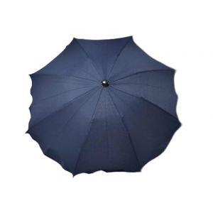 Parapluie universel pour poussette et poussette de sport - Avec support universel - Protection UV 50+ - Fleurs noires (Babylandia, neuf)