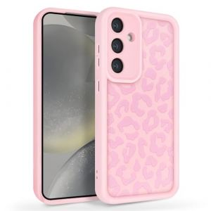 Newseego Coque pour Samsung Galaxy S24 Plus, Motif Léopard Housse S24+ Mignon Esthétique Antichoc TPU Souple Fine Protection pour Samsung Galaxy S24 Plus Rose (NewseegoUK, neuf)