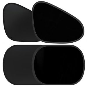 Chumix Pare Soleil Voiture Bébé, 4 PCS Pare-Soleil Voiture Bébé, Ombrage à 100%, avec Sac de Rangement, Adsorption Électrostatique et Installation sans Colle, Adapté pour SUV, Berline, Monospace (Novastream Kanalas Kft., neuf)