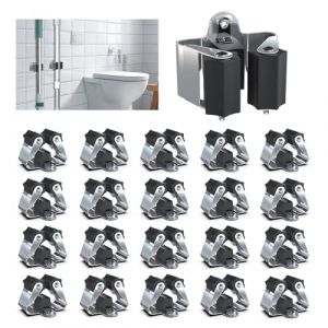 3-H 20 Pi&egrave;ces Porte Balais Mural,Organisateur de Balais,l&rsquo;&eacute;paisseur du Rangement Balai est de 0.7 mm et Non de 0.4 mm,Accroche Balai Mura pour Buanderie Jardin,Garage(Noir) (IGLAMOUR STORE, neuf)