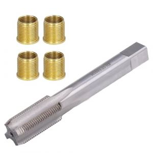 Kit de Réparation de Bougie D'allumage Outils de Réparation de Filetage de Bougie Moteur à Essence Inserts en Métal M14X1.25 et Kit de Taraudage M16X1.25 Outils de Réparation de (Eugeeu, neuf)
