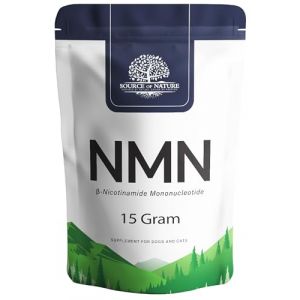 Source of Nature&reg; | NMN | Nicotinamide Mononucl&eacute;otide >99,9% | 15g | Pour chiens et chats | Pure Uthever&reg; NMN | Qualit&eacute; sup&eacute;rieure | Booster NAD (Source of Nature&reg;, neuf)