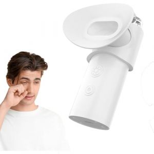 Vapeur Pour Les Yeux, Appareil À Vapeur Yeux Secs, Chauffage Rapide Et 3 Réglages Température, Réservoir D'eau De 6 Ml, Pour Les Soins Du Contour Des Yeux, Au Bureau, En Voyage,Blanc (PAXLCYGG, neuf)