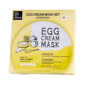 Too cool for school Egg Cream Mask (5ea) (FACESHOP, neuf)