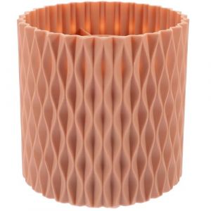 OSOLADY Bo&icirc;te &agrave; Maquillage Rotative 360&deg; en Polypropyl&egrave;ne Pot &agrave; Pinceaux Grand Volume Fond Plat pour Bureau Rangement Stylos et Accessoires Cosm&eacute;tiques (Yunomiy, neuf)