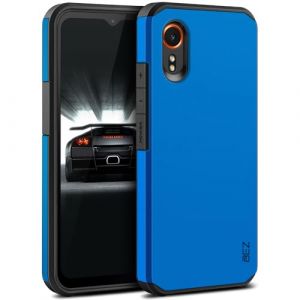 BEZ® Coque pour Samsung Xcover 7, Housse Etui pour Samsung Galaxy Xcover 7 Antichoc Survivor Double Protection Resistante, Bleu (TheBlingZ., neuf)