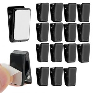 AHQiZFX 15 Pi&egrave;ces Pinces &agrave; Ressort Collant Pinces Murales Ext&eacute;rieures Pinces Murales Ext&eacute;rieures Pinces en Plastique Noir Clips D&eacute;coratives Clips Muraux pour Clips Photo pour la Maison Bureau (land scape, neuf)