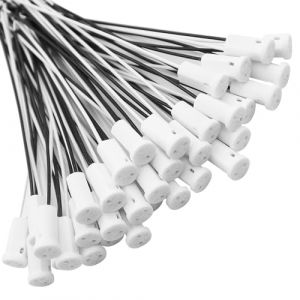 Lot de 35 douilles G4 avec support en c&eacute;ramique - Culot G4 - Avec c&acirc;ble de 10 cm - Douille en c&eacute;ramique G4 - Pour lampes &agrave; LED - Ampoule halog&egrave;ne - Grille (MSL-EU, neuf)