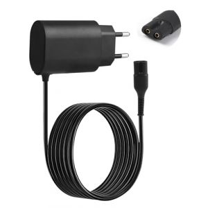 12V 0.4A Chargeur Compatible avec Braun Rasoir &Eacute;lectrique S&eacute;rie 9/8/7/6/5/4/3/2/1, Remplacement Cordon d'alimentation pour 3000s 790cc 720s 310s 350cc 730s 5090cc 5030s 150s 7020s Adaptateur (ShengShengXu, neuf)