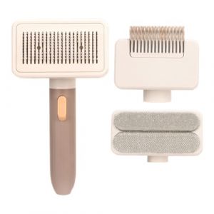 Brosse Anti-Peluche Pour Chien,Outil De Toilettage Et Massage Pour Animaux, Peigne Anti-Peluche | Brosse De Nettoyage Pour Chat | Pour Chiens, Chiots, Chatons, Maison, Salon, Bain, Ext&eacute;rieur, (junhuihujun, neuf)