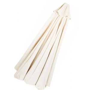 ILiemao Toile de Rechange pour Parasol 200/230/250/270/300/350 cm À 6/8 Baleines Polyester Auvent de Remplacement pour Parasol de Cour Jardin Plage(P1,9.8ft 300 cm 8 Ribs) (sanroy, neuf)