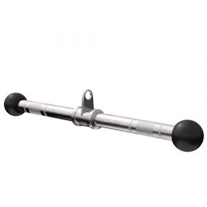 GORILLA SPORTS® Barre de Traction pour Biceps et Triceps - Rotatif, Chromé, Embouts en Caoutchouc, Max 200kg - Barre Triceps/Biceps, Traction Musculation, Barre Tirage Musculation, Musculation Poulie (Gorilla Sports GmbH, neuf)