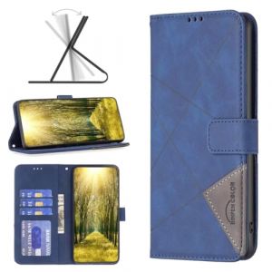 FMPCUON Coque en Cuir Honor X7a,&Eacute;tui T&eacute;l&eacute;phone Honor X7a,Housse Pochette Honor X7a Fonction Stand Etui Coque Portefeuille,Bleu (FMPCUON-EUR, neuf)