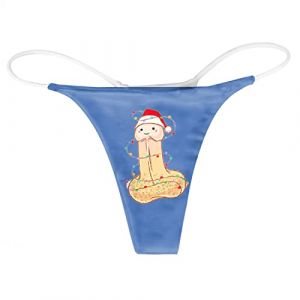 String Noel Femme - Sexy Chic Ouvert Slips Slip De NoëL Tanga Renne Culotte Femme Mignon DrôLe Shorty Bikini Sexy Culottes Femmes Casual FêTe Underwear Hipster (MAIE25, neuf)
