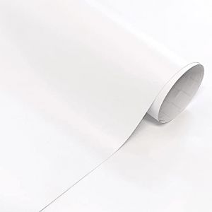GOYAPRINT Papier Adhesif pour Meuble Blanc Mat Film Adhesif pour Mur Cuisine Fen&ecirc;tre Toilette Cristal Vinyle Decoratif Impermeable Stickers Meubles 40x300 cm (GOYA PRINT, neuf)