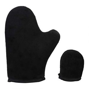 Yinhing de Bronzage, Autobronzant pour Application de Lotion Double Face R&eacute;utilisable avec Poign&eacute;e pour le Pouce, pour Bronzage et Lotion pour le Corps (BLACK) (Kireina-eu, neuf)