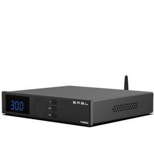 S.M.S.L A300 Amplificateur de Puissance HiFi, Amplificateur intégré de Classe D Effets sonores SDB Récepteur Audio Haute résolution, RCA, Bluetooth 5.0, Entrée USB, 165 W x 2 THD+N 0,004% (FUANG Tech, neuf)