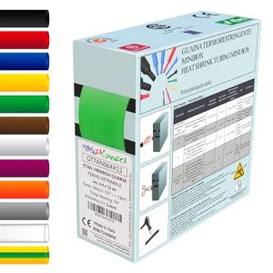 MarketConnect® Gaine Thermorétractable Ø 16 mm, L 5mt • VERT • MINIBOX 2:1 STANDARD (MARKETCONNECT, neuf)