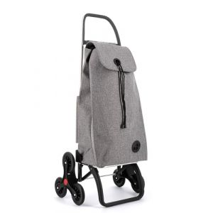 Chariot de Course Rolser I-Max Tweed 6 Roues Monte escaliers - Gris (ROLSER, neuf)