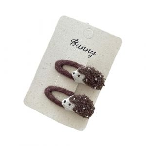 Pince &Agrave; Cheveux En Tissu Pour Avec H&eacute;risson Attaches R&eacute;glables Accessoires Respectueux De La Peau Pince En Tissu Pour B&eacute;b&eacute;s Filles (TTL-fushi, neuf)