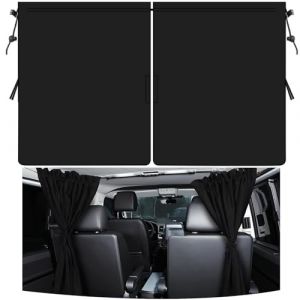 Rideaux de Séparation pour Voiture, 140 * 80cm Rideau Séparation Voiture Auto Rideau de Confidentialité Pare Soleil Voiture Arriere, pour Voyage, Camping, Sommeil (XINGHUIJIA, neuf)