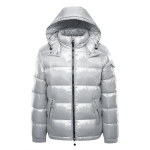 Generisch Veste d'hiver femme courte brillante manteau d'hiver femme chaud duvet manteau matelass&eacute; avec capuze col montant manteau en duvet coupe-vent imperm&eacute;able doudoune manches longues avec (zhangdedong110, neuf)