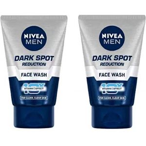 Nivea For Men Advanced Whitening Dark Spot Reduction Face Wash, 100ml (Pack Of 2)(Ship from India) (evelleneinternational, neuf)