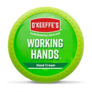 O'Keeffe's Working Hands Pot de 96 g – Crème pour les mains extrêmement sèches, craquelées | Augmente instantanément le contenu hydratant, forme une couche protectrice et prévient la perte d'humidité (Minsor, neuf)