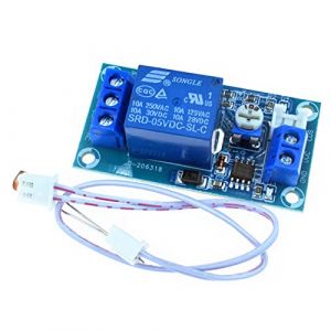 XH-M131 5V 12V 24V 10A Interrupteur Commande Lumière Capteur Détection Module Relais Photorésistance Capteur Détection Contrôle Automatique Luminosité (ZQING_X, neuf)