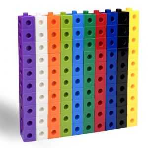 Labmilon 100 Cube Mathématiques, Blocs de Construction Math, Cube Calcul Construction Enfant, Cubes de Liaison, Montessori Mathe Cubes Emboitables, Cube Activity Kit, pour Enfants 3+ (LABIRINTO PRIVILEGIADO - UNIPESSOAL LIMITADA, neuf)