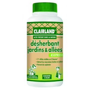 Clairland - Désherbant Jardins & Allées - Concentré 500 mL (graines passion, neuf)