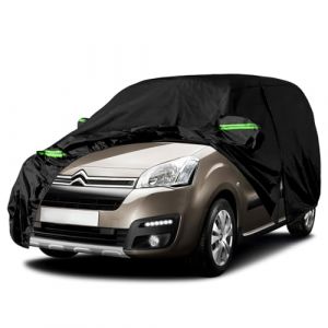 Opaltool Housse de Protection Voiture pour Citroen Berlingo 2008-2018, LWB Bâche Voiture Étanche avec Fermeture à Glissière, Serrure et Bandes Coupe-vent pour Protection Contre le Soleil, Neige, Pluie (raisetty, neuf)