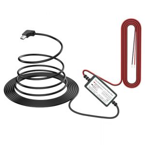 GUUZI Kit de c&acirc;blage de cam&eacute;ra de tableau de bord de type C, kit de c&acirc;blage USB C pour cam&eacute;ra de tableau de bord 12V-24V &agrave; 5V/2,5A, longueur 320 cm (GUZI STORE, neuf)