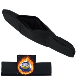 FairyPeach Housse d'Isolation à Compteur d'eau, 55x25cm Couvercle Isolé Compteur d'eau, Universel Protection Contre Vanne, Couvercle de Vanne Anti-Gel Épaissir, Protection Hivernale Tuyaux (Noir) (XIANT, neuf)