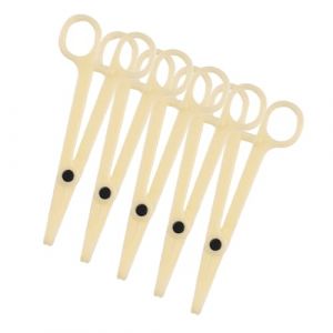 HONITANO 5 pi&egrave;ces Pince Percage Pince de Piercing Professionnelle Ajustable Accessoire Piercing Hygi&eacute;nique pour Homme et Femme Outil de Perforation pour Oreille Nez L&egrave;vre Sourcil et (LUWELI, neuf)