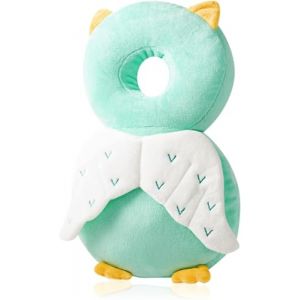 Coussin de Protection de T&ecirc;te de B&eacute;b&eacute;,Coussin de sac &agrave; dos R&eacute;glable et Respirant pour Tout-petits,Convient Aux Enfants qui Apprennent &agrave; Ramper et &agrave; Marcher Avec Genouill&egrave;res (Chouette) (NETNESTONLINE, neuf)