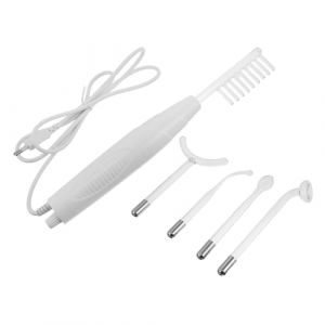 Vaguelly Instrument De Beaut&eacute; D'&eacute;lectroth&eacute;rapie Pi&egrave;ces D'appareil De Soin De La Peau Dispositif De R&eacute;duction Des Rides Baguette Faciale &Eacute;lectrique Stimulateur Du Cuir Chevelu White (Bustling Xin, neuf)