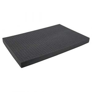 HMF 1456-40 Mousse prédécoupée cube | 345 x 550 mm | Double-Size | Garniture de valise | Tabletop | Hauteur: 40 mm (hmf_shop, neuf)