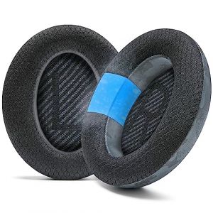 WC Freeze QC35 - Coussinets d'oreille en Gel de Refroidissement pour Casques Bose QC35 et QC35ii (QuietComfort 35) et Plus | Tissu de Sport Respirant, Gel rafraîchissant et Extra épais | Black Camo (Wicked Cushions EU, neuf)